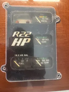 Robinson R22 Rochester A617-5 Instrument Cluster 6247-00323 14V Tested